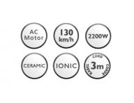 F�n na vlasy Remington Pro-Air AC Compact ionic - �ierny