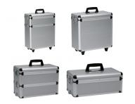 Sekcionlny kufor na kolieskach Sibel Modular - strieborn