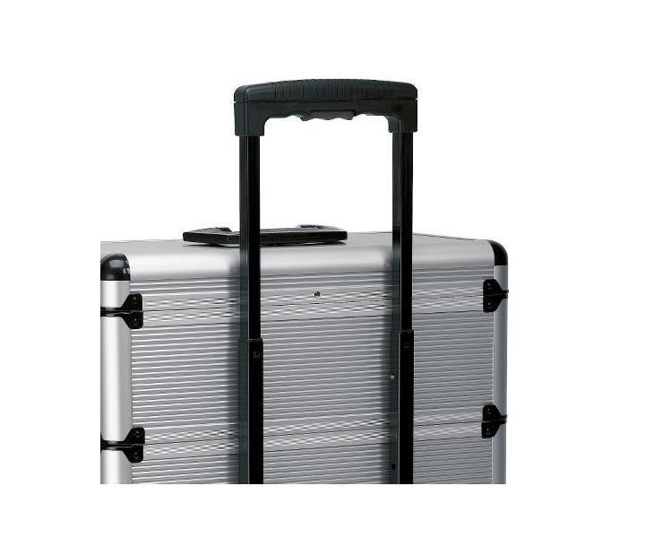 Sekcionlny kufor na kolieskach Sibel Modular - strieborn