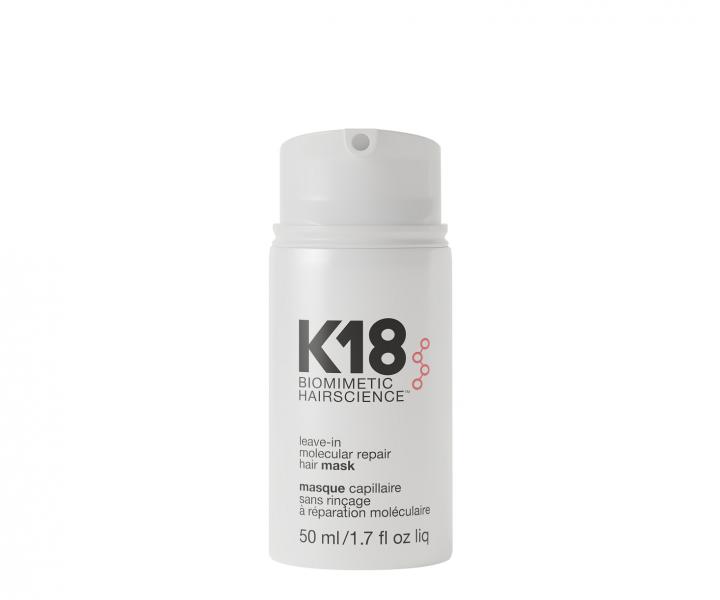 Bezoplachová maska pre obnovu poškodených vlasov K18 Hair Molecular Repair Mask - 50 ml