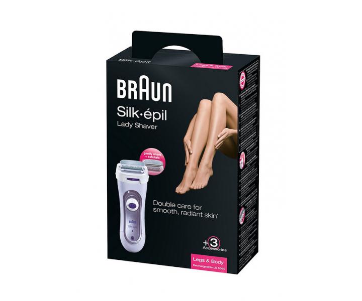 D�msky depil�tor Braun Silk-�pil, LS 5560 - fialov�