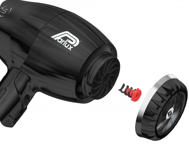 Profesionlny fn na vlasy s difuzrom Parlux Ethos - 2300 W, ierny