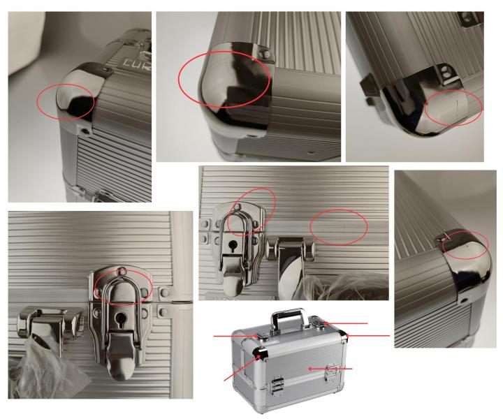 Profesion�lny kadern�cky a kozmetick� kufor Eurostil Professional - strieborn�