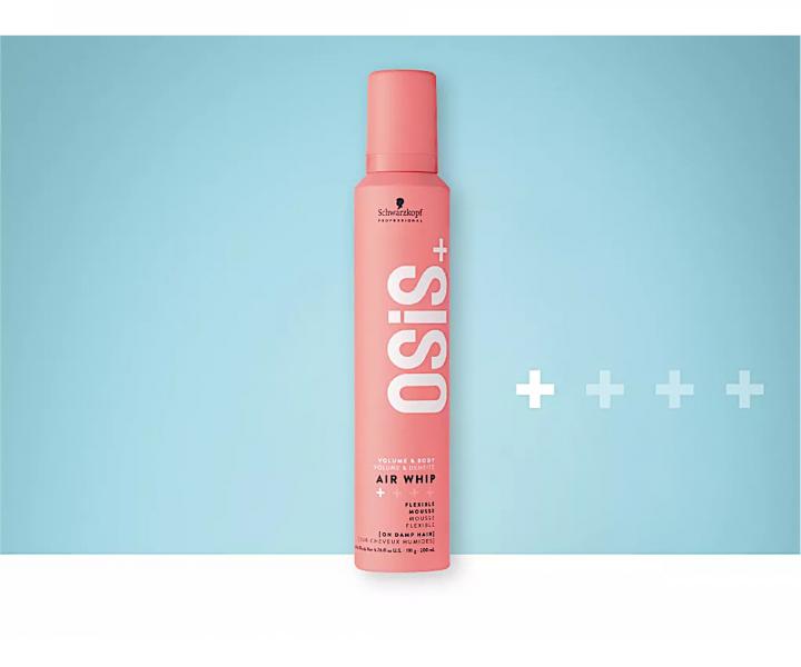 Flexibiln a jemne fixan pena Schwarzkopf Professional Osis + Air Whip - 200 ml