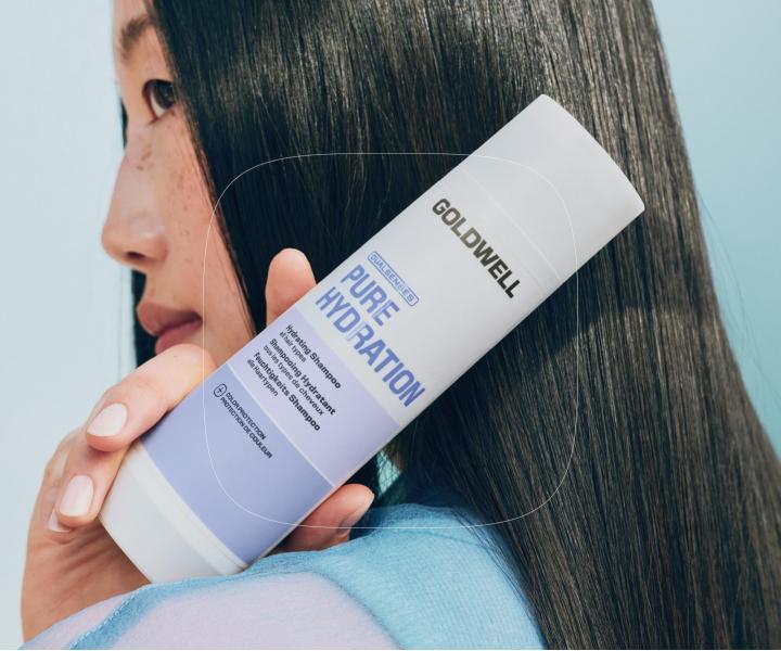 Hydrata�n� �amp�n pre v�etky typy vlasov Goldwell Dualsenses Pure Hydration Hydrating Shampoo - 250 ml