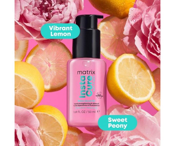 Obnovuj�ci olej pre ve�mi po�koden� vlasy Matrix Instacure Build-A-Bond Billion Bond Oil - 50 ml