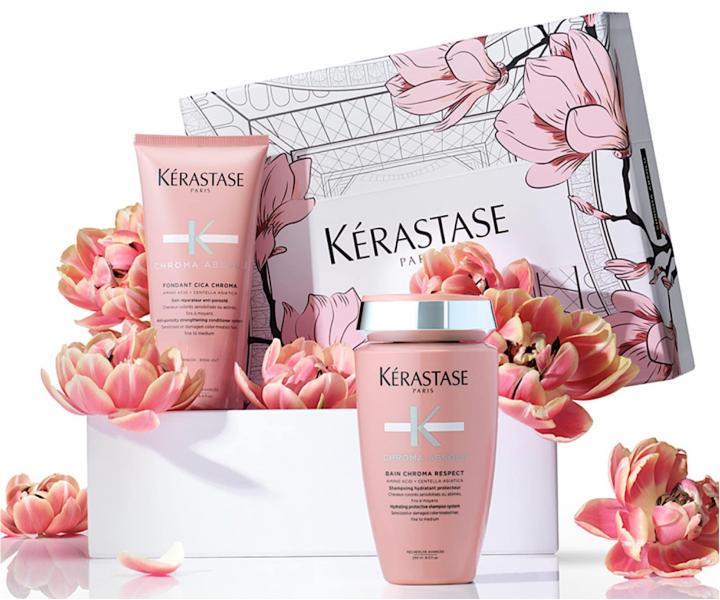 Dar�ekov� sada pre hydrat�ciu a posilnenie farben�ch vlasov K�rastase Chroma Absolu Spring Box
