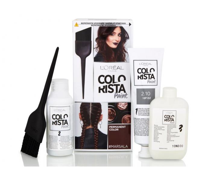 Permanentn farba Loral Colorista Paint 5.15 Marsala - hnedoerven