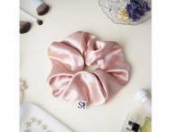 Ozdobn� sat�nov� gumi�ka do vlasov Sister Young Scrunchie Lilu Champagne - �ampa�