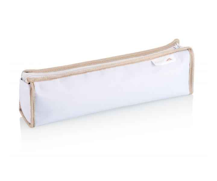 Nahrievacia ehliaca kefa na vlasy ETA Fenit - biela