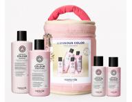 Dar�ekov� sada na rozjasnenie farben�ch vlasov Maria Nila Luminous Colour Beauty Bag + kozmetick� ta�ka zdarma