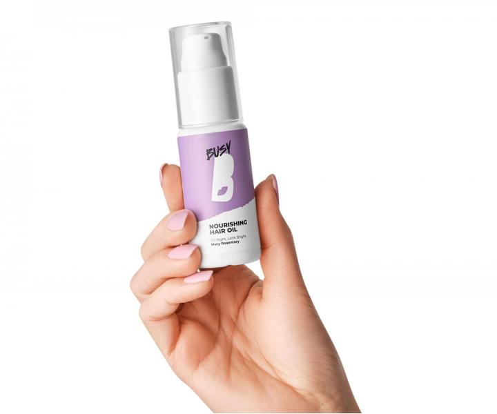Vy�ivuj�ci olej pre such� a po�koden� vlasy BusyB Nourishing Hair Oil Mary Rosemary - 50 ml