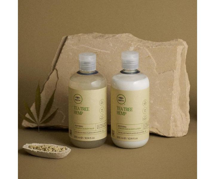Regeneran kondicionr a telov mlieko s konopnm olejom Paul Mitchell Tea Tree Hemp