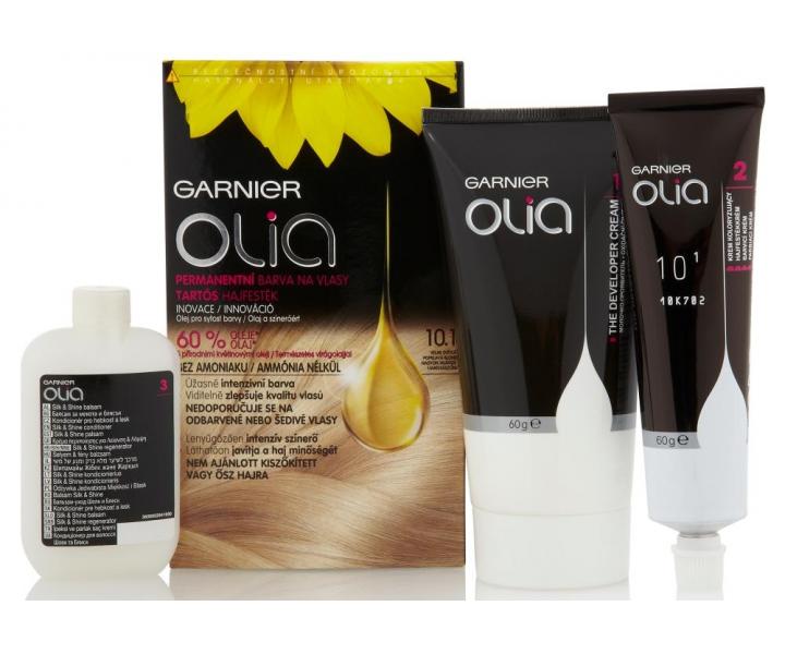 Permanentn� olejov� farba Garnier Olia 10.1 ve�mi svetl� blond