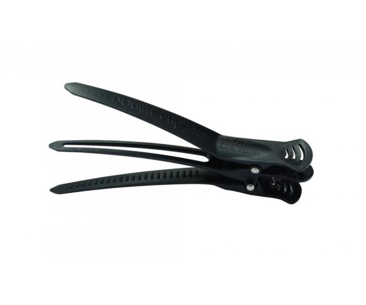 Dvojit klipsy do vlasov Olivia Garden, ierne - 4ks