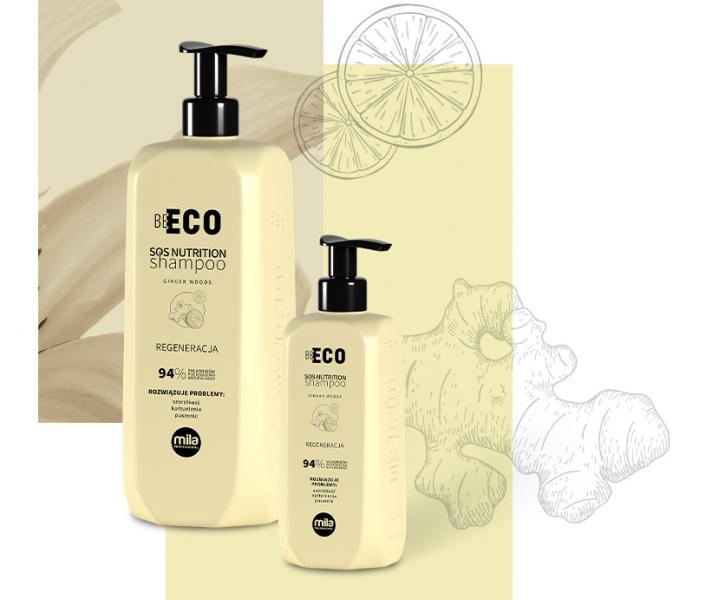 ampn pre uhladenie vlasov Be Eco SOS Nutrition Mila - 250 ml