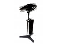 Kadern�cka um�vacie misa Sibel Lagoon move - prenosn�, �ierna - s odpadovou n�dobou