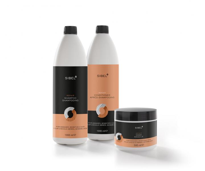Regeneran maska pre znien a citliv vlasy Sibel Repair - 500 ml