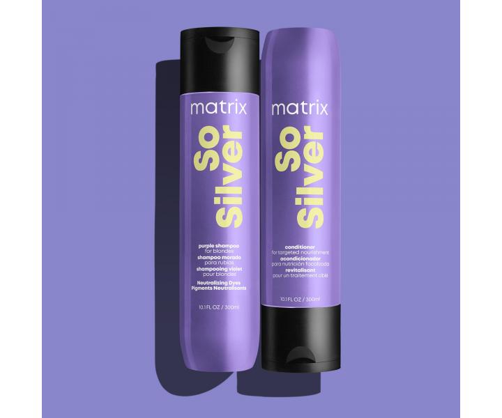Starostlivos pre blond a melrovan vlasy Matrix So Silver - 300 ml