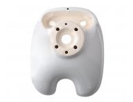 Um�vadlo pre um�vacie boxy Bellazi - keramick�, jednoduch� biele