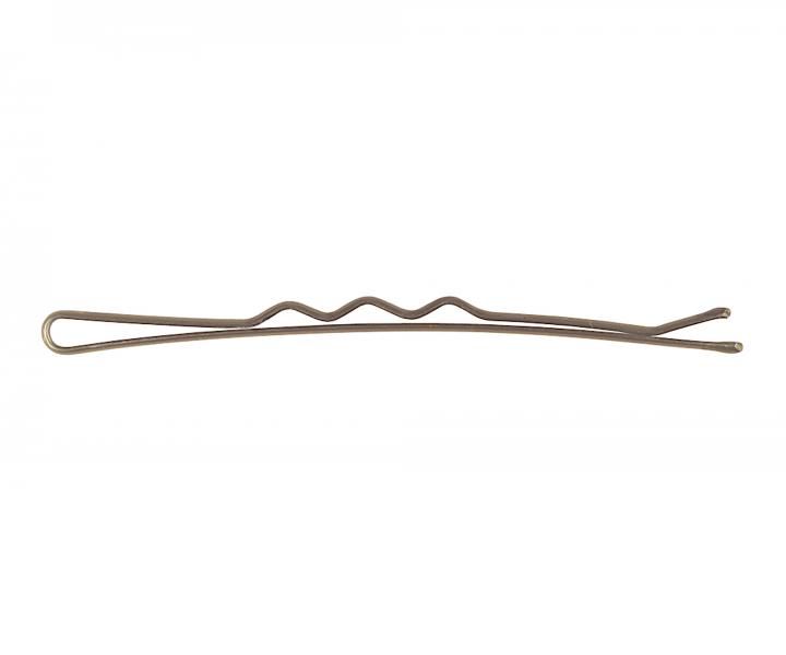 Vlnit sponka Sibel Wavy - 7 cm, hned - 24 ks