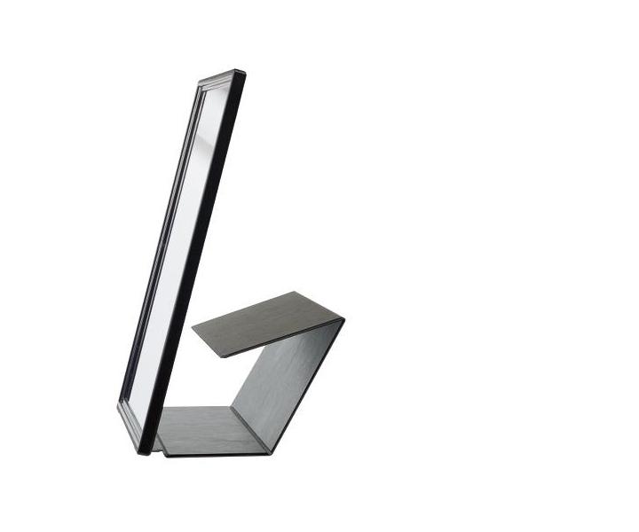 Skladacie kaderncke zrkadlo Sibel i-mirror ierne - 23,3 x 31,8 cm