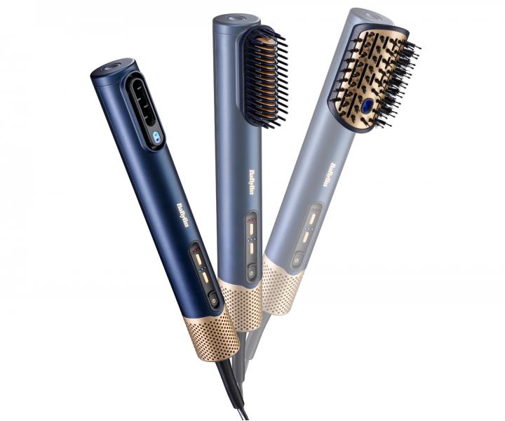 Multifunkn teplovzdun kefa na vlasy BaByliss Air Wand 3in1 AS6550E - 1600 W, tmavo modr