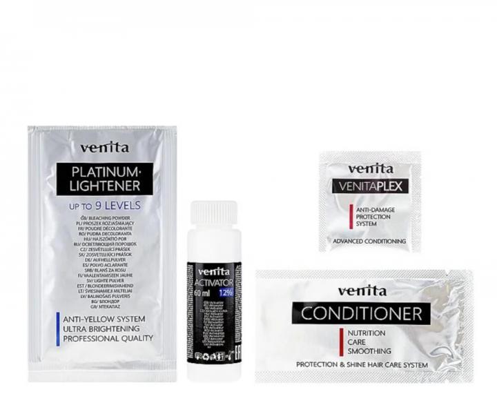 Platinov� zosvet�ova� vlasov o 9 t�nov Venita Platinum Lightener 9 Levels Diamond Ultra Blond