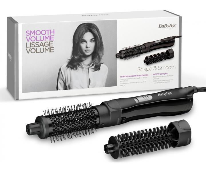 Teplovzdun kefa na vlasy BaByliss AS82E - ierna