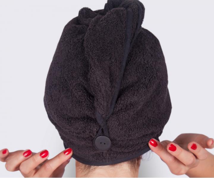 Turban na vlasy MaryBerry Oriental Beauty - ierny