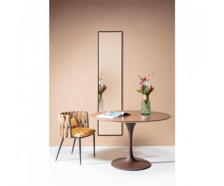 Kaderncke zrkadlo Kare Bella - ierne, 180 x 30 cm