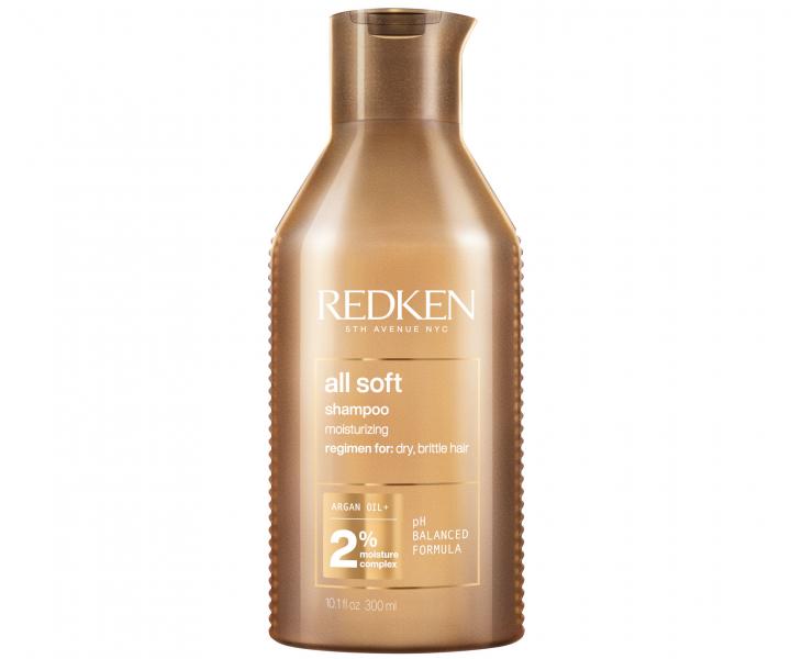 Dar�ekov� sada na hydrat�ciu a hebkos� such�ch a krehk�ch vlasov Redken All Soft