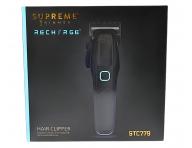 Profesion�lny strihac� stroj�ek s v�menn�mi bat�riami Supreme Trimmer Recharge STC779 - �ierny
