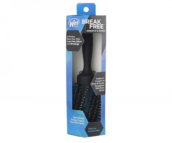 Okrhla fkacia kefa Wet Brush Break Free - ierna