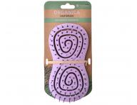 Ekologick kefa na rozesvanie vlasov Hairway Organica Hair Brush - fialov
