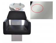 Kadern�cky um�vac� box Detail Luxor - �ierne kreslo (77) - biely um�vac� box - II. akos� - odrenina