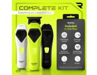 Profesion�lny kont�rovac� stroj�ek na vlasy s v�menn�mi krytmi Rovra Supercut Professional Trimmer RT-89 - zelen�/biely/�ierny