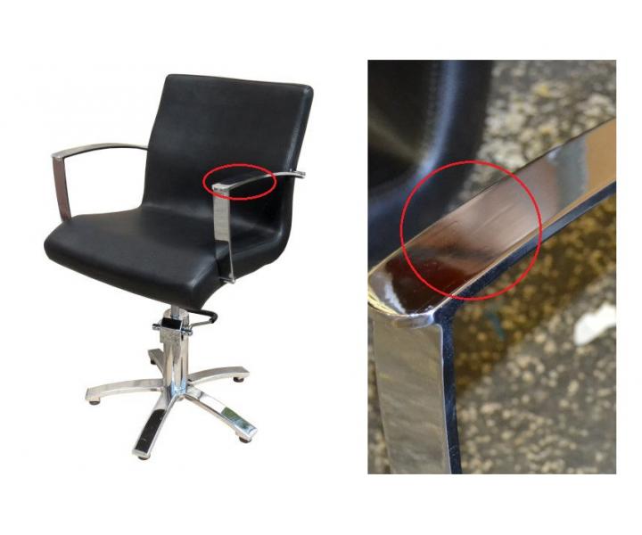 Kadern�cke kreslo Detail Luna, �ierne - II.akos� - ryha na podr��ke