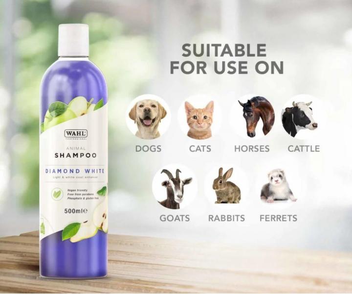 Rozjas�uj�ci �amp�n pre svetl� zvieraciu srs� Wahl Professional Animal Shampoo Diamond White - 500 ml