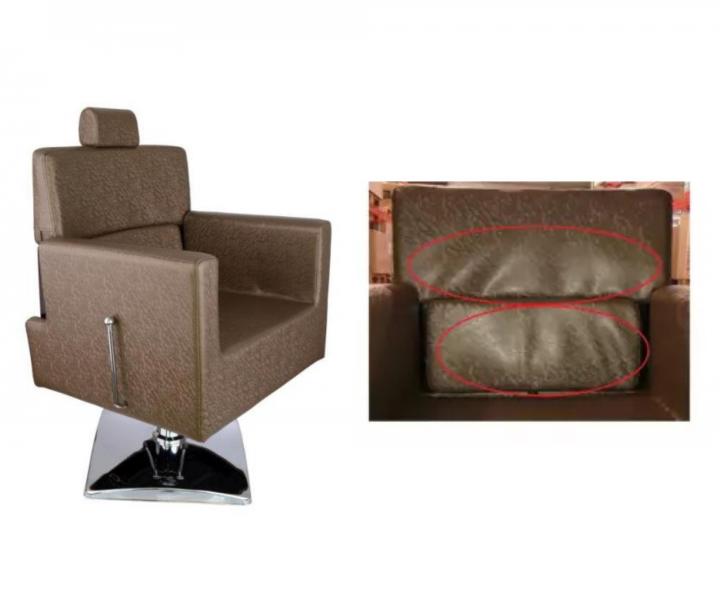 Kadern�cke barber kreslo Detail Larry - zlatohned� (75) - II. akos�, vada ko�enky