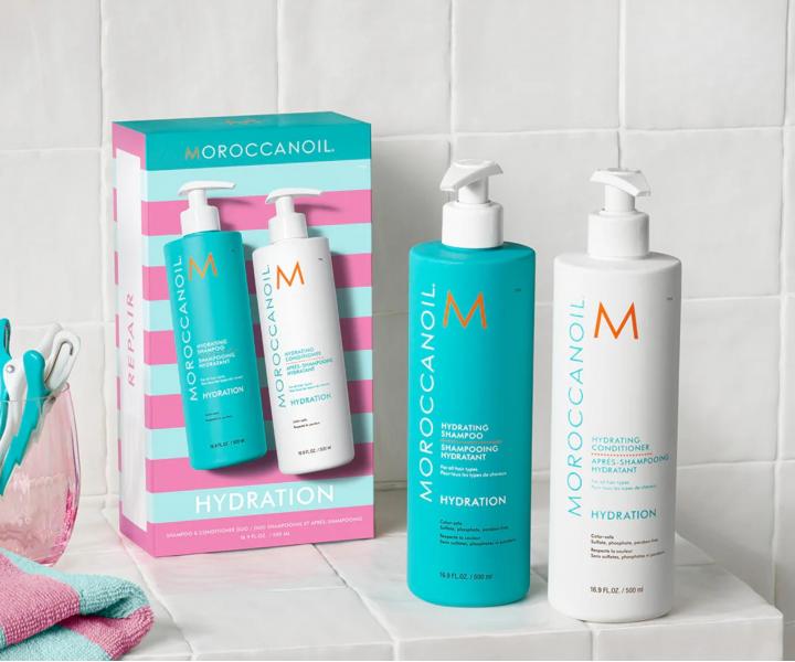 Dar�ekov� sada na hydrat�ciu such�ch vlasov Moroccanoil Hydration Duo - 2 x 500 ml