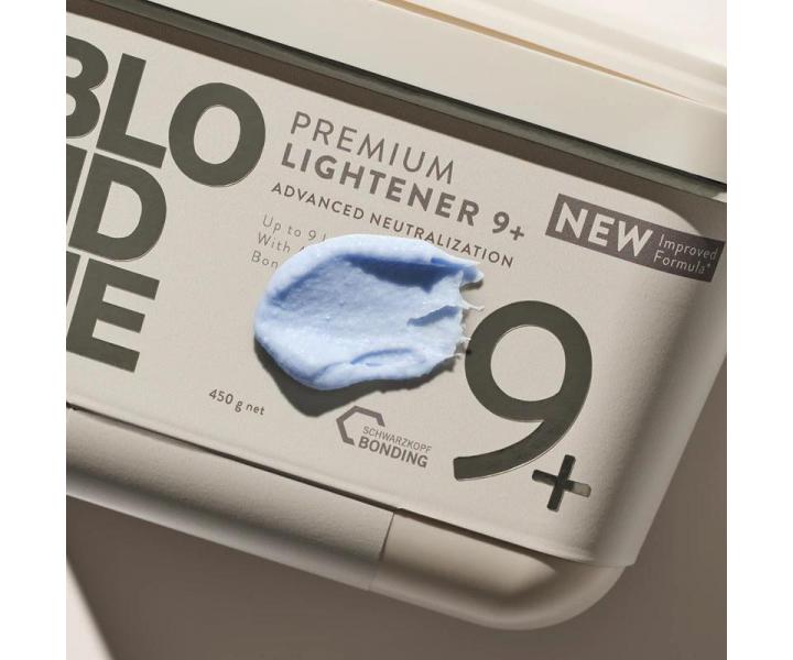 Zosvet�uj�ci p�der Schwarzkopf Professional Blond Premium Lightener 9+ - 450 g