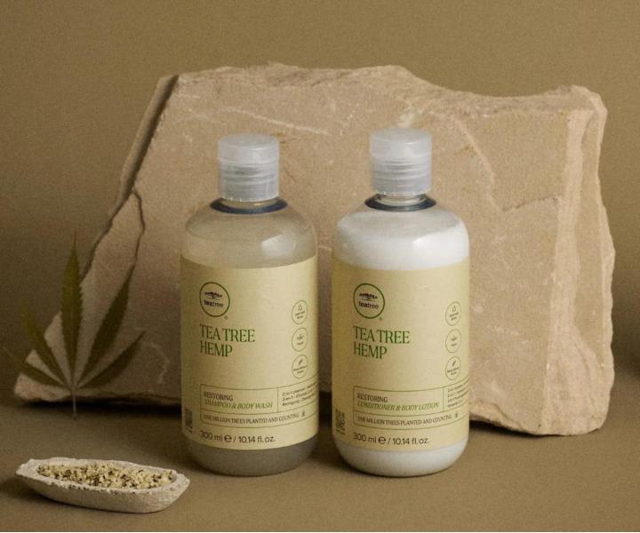 Regeneran ampn a sprchov gl s konopnm olejom Paul Mitchell Tea Tree Hemp