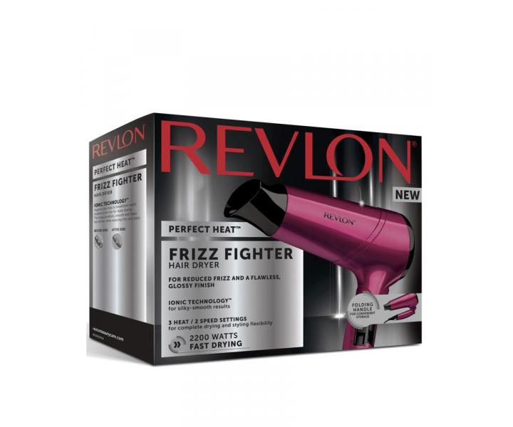 F�n na vlasy so sklopnou rukov�ou Revlon Perfect Heat � - 2200 W + kefa zadarmo