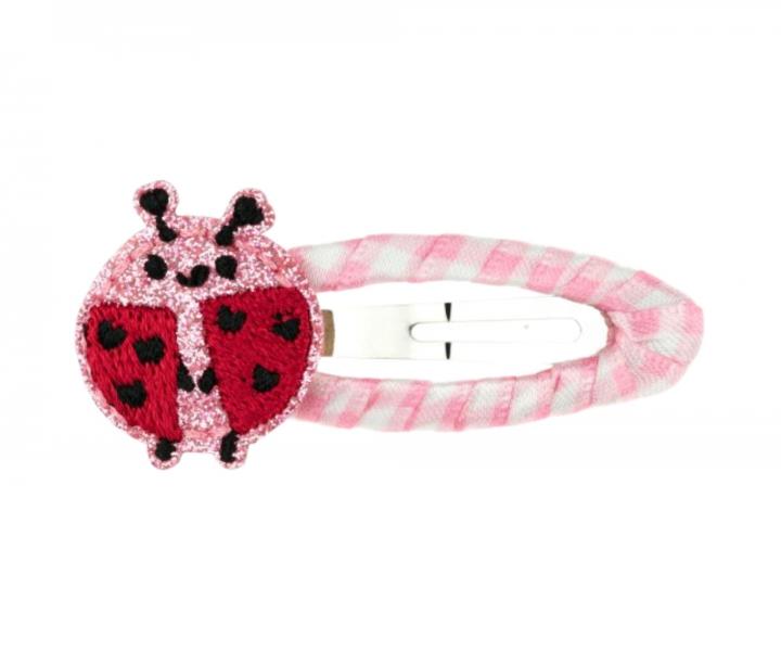 Detsk sponky do vlasov pukaky Invisibobble Clipstar Happy Ladybird - 2 ks