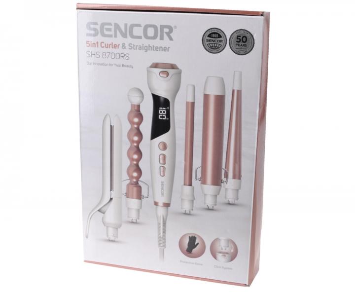 Multifunk�n� kulma na vlasy Sencor 5in1 Curler & Straightener SHS 8700RS - biela