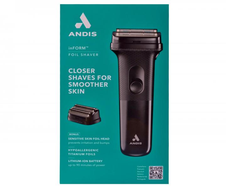 Plan�etov� holiaci stroj�ek Andis inForm Foil Shaver FS-1 - �ierny