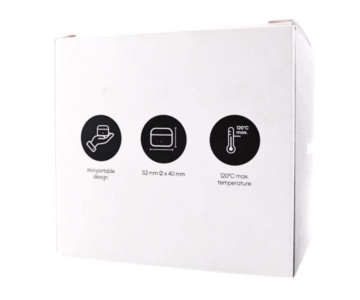 Mini ohrieva� depila�n�ho vosku Weelko Pocket Wax - 8 g, �ierny