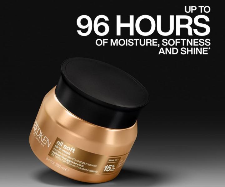 H�bkovo vy�ivuj�ca a hydrata�n� maska pre such� a krehk� vlasy Redken All Soft All-In Mask - 100 ml