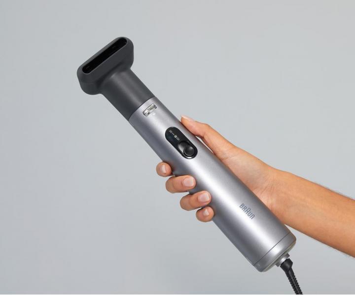 Teplovzdu�n� kefa na vlasy Braun AS430 - 1000 W, strieborn�